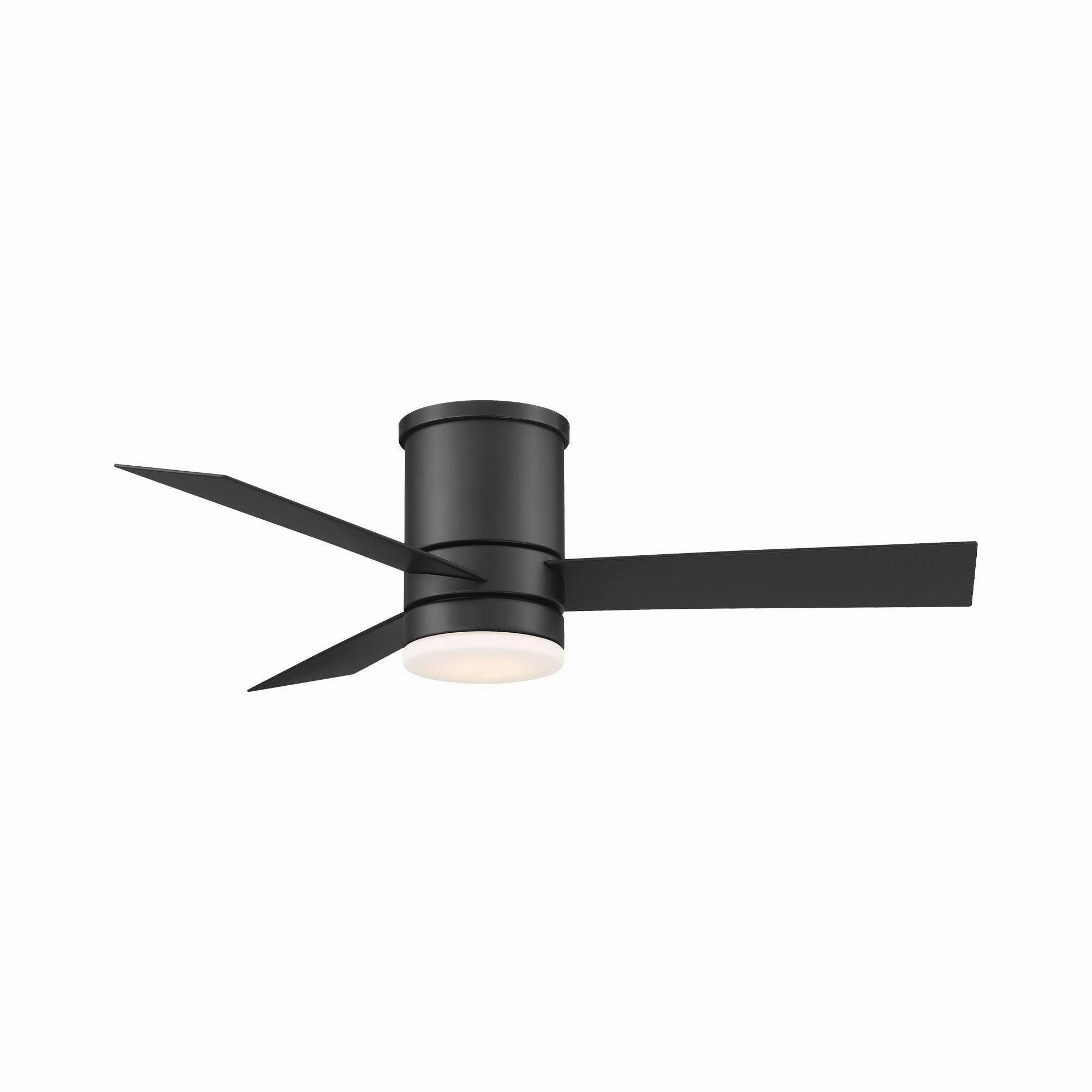 Axis Indoor/Outdoor 3-Blade 44" Smart Flush Mount Ceiling Fan with LED Light Kit and Remote Control