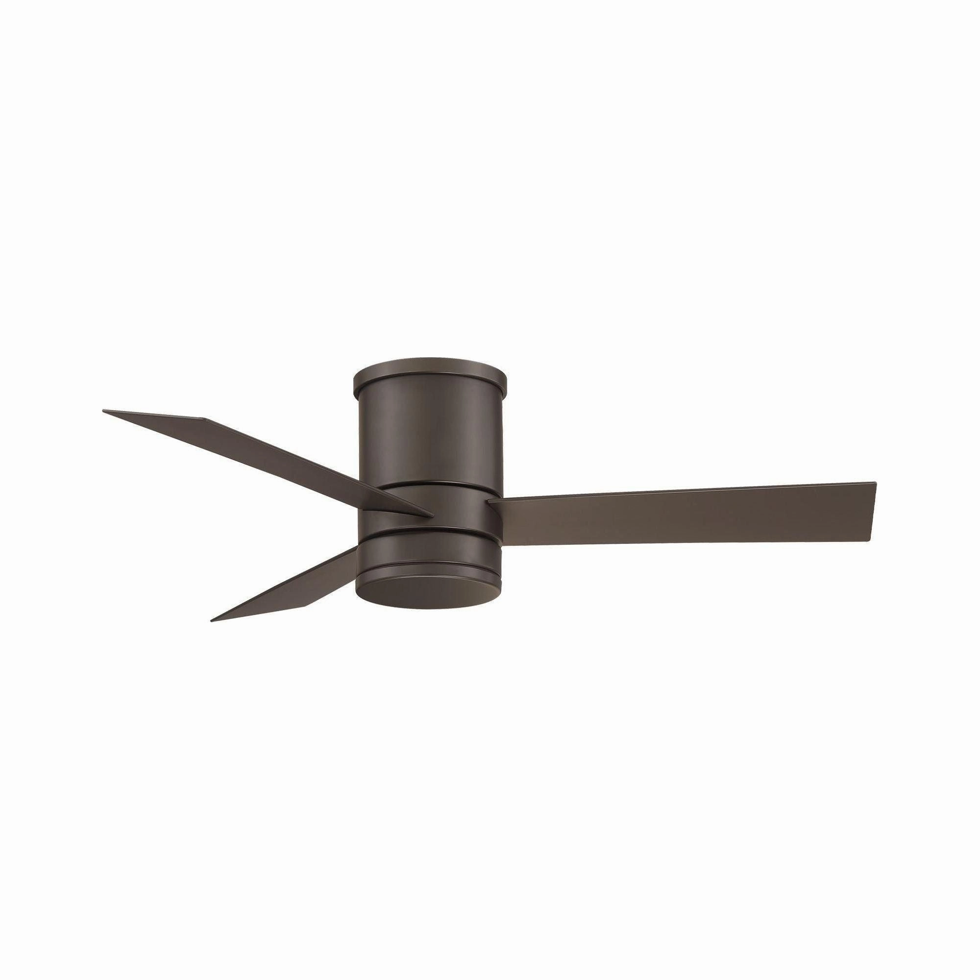Axis Indoor/Outdoor 3-Blade 44" Smart Flush Mount Ceiling Fan with LED Light Kit and Remote Control