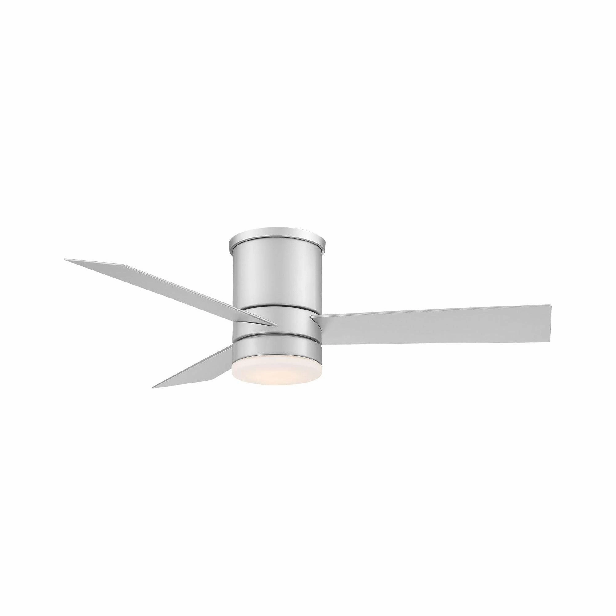 Axis Indoor/Outdoor 3-Blade 44" Smart Flush Mount Ceiling Fan with LED Light Kit and Remote Control