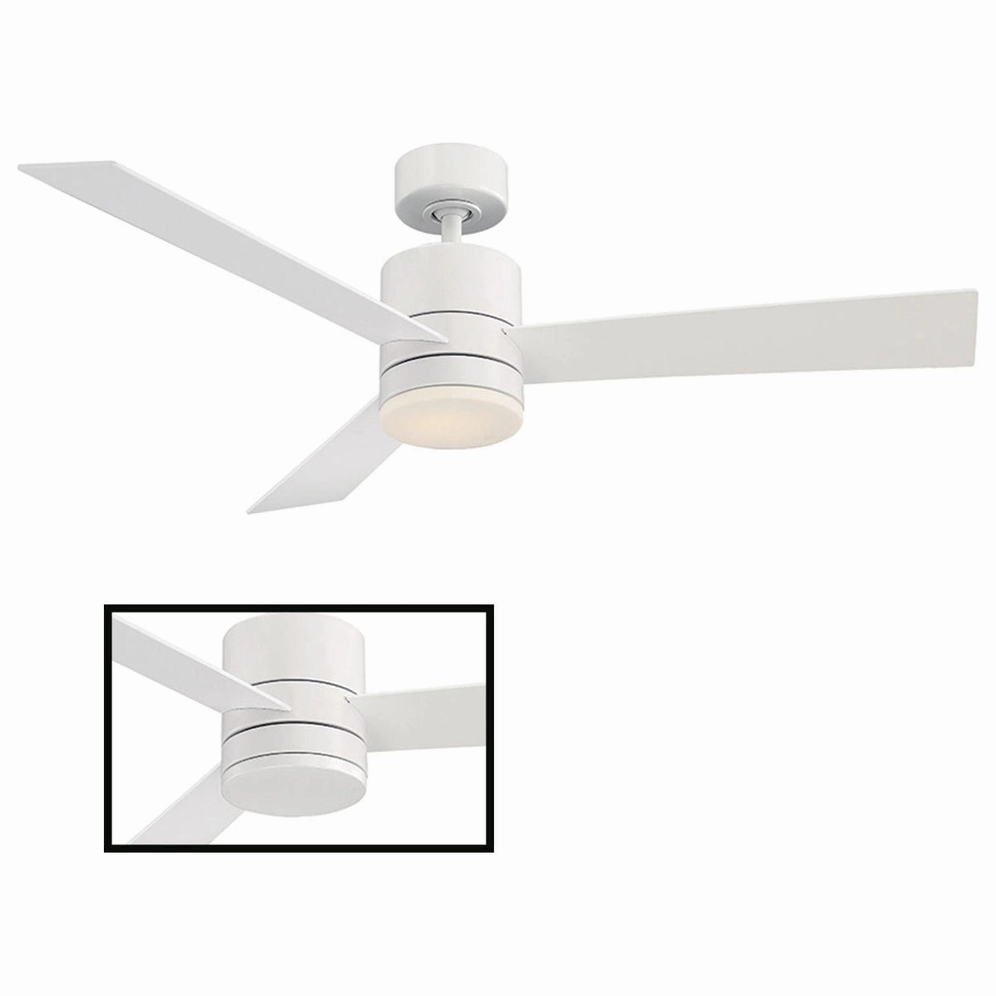 Axis Indoor/Outdoor 3-Blade 52" Smart Ceiling Fan with LED Light Kit and Remote Control