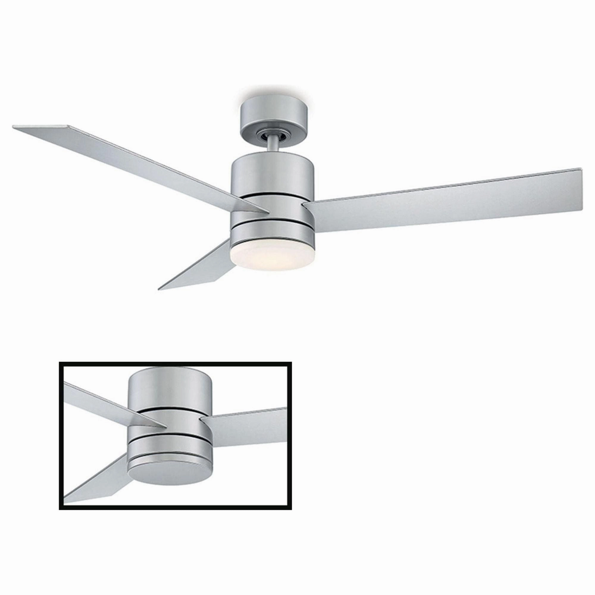 Axis Indoor/Outdoor 3-Blade 52" Smart Ceiling Fan with LED Light Kit and Remote Control