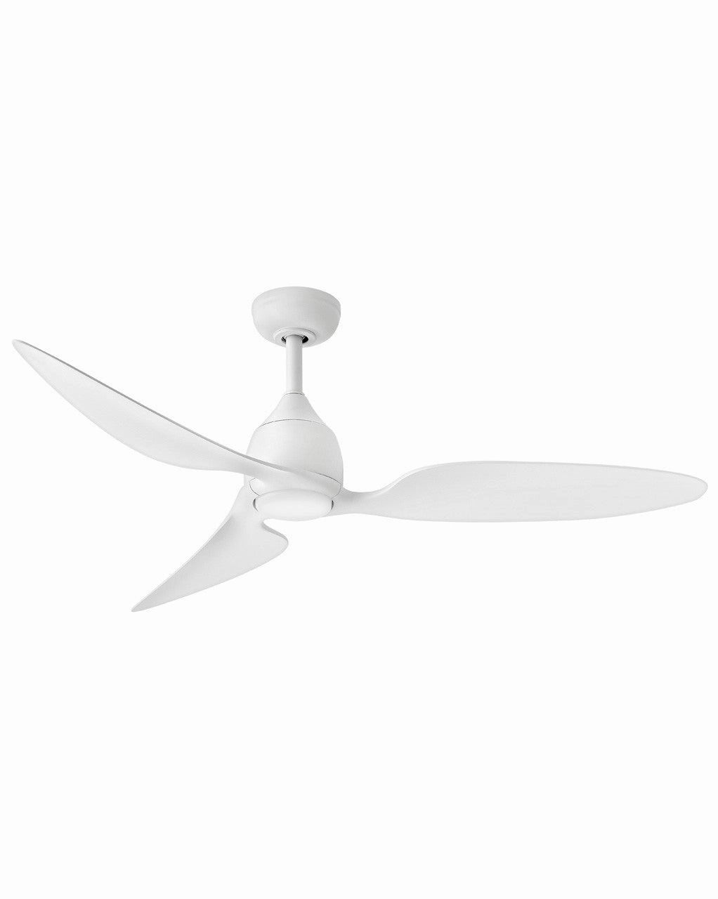 Azura 52" Smart Fan Matte White portable medium fans with handle design