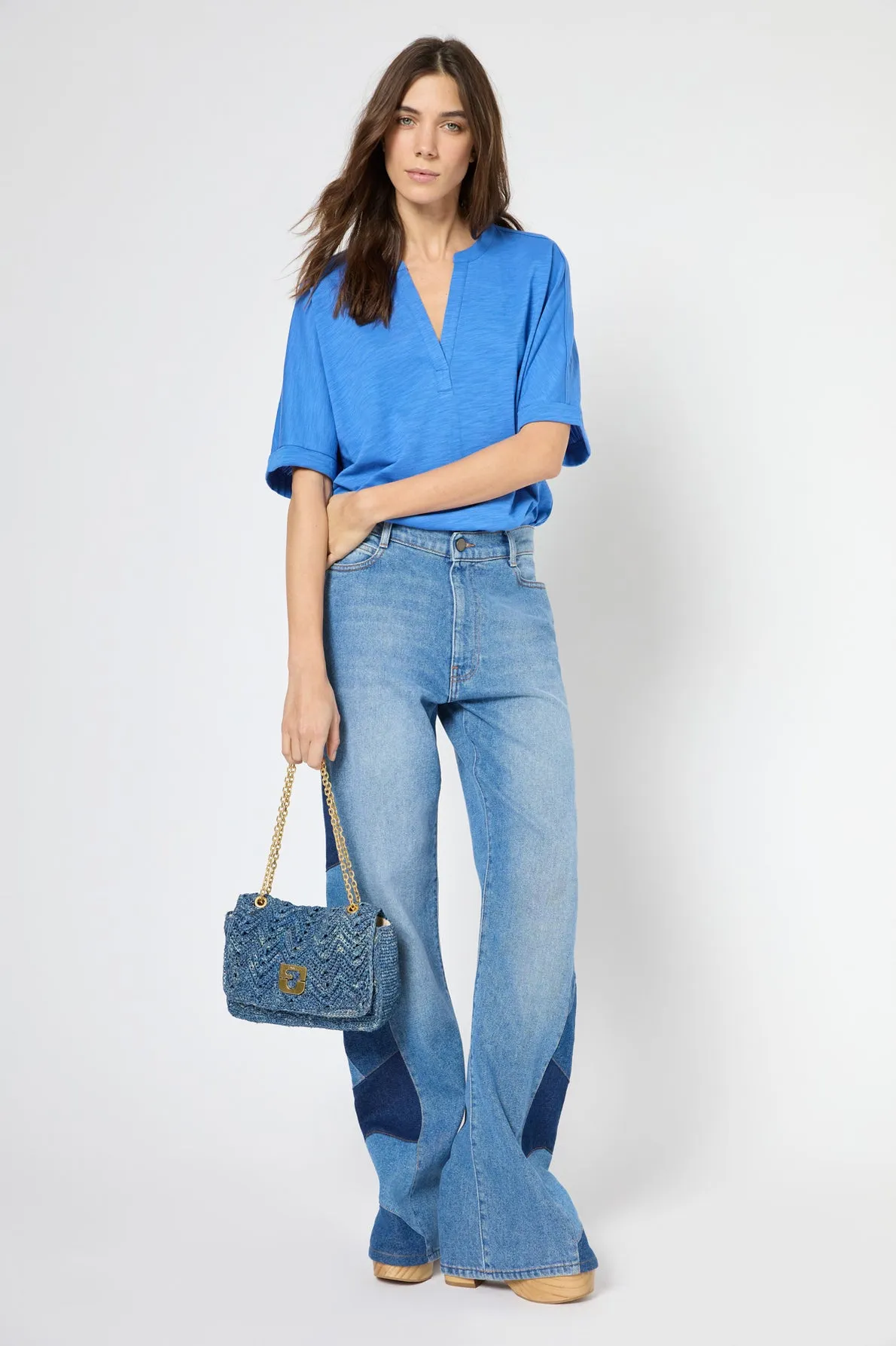Bag Le Fanny Dbs86b467 Blue Clothing_Gerard-Darel