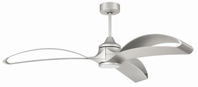 Bandeaux 60"Ceiling Fan Painted Nickel modern medium fans for everyday cooling
