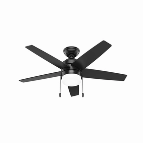 Bardot 44"Ceiling Fan Matte Black best small fans for home and travel