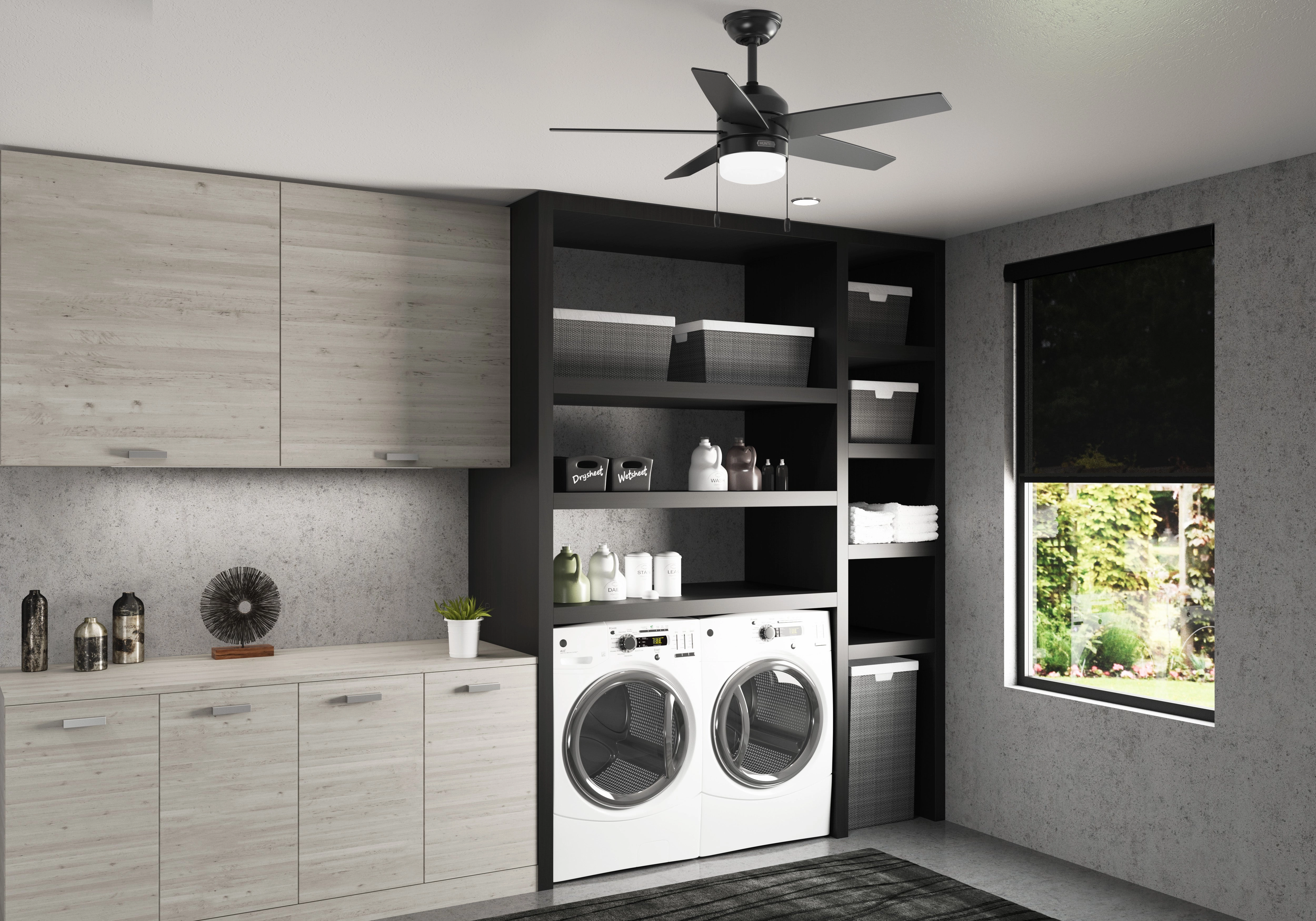 Bardot 44"Ceiling Fan Matte Black