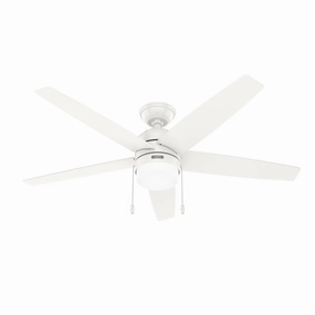 Bardot 52"Ceiling Fan Fresh White medium electric fans for multi-room use
