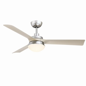 Barlow 52"Ceiling Fan Brushed Nickel portable medium fans with handle design