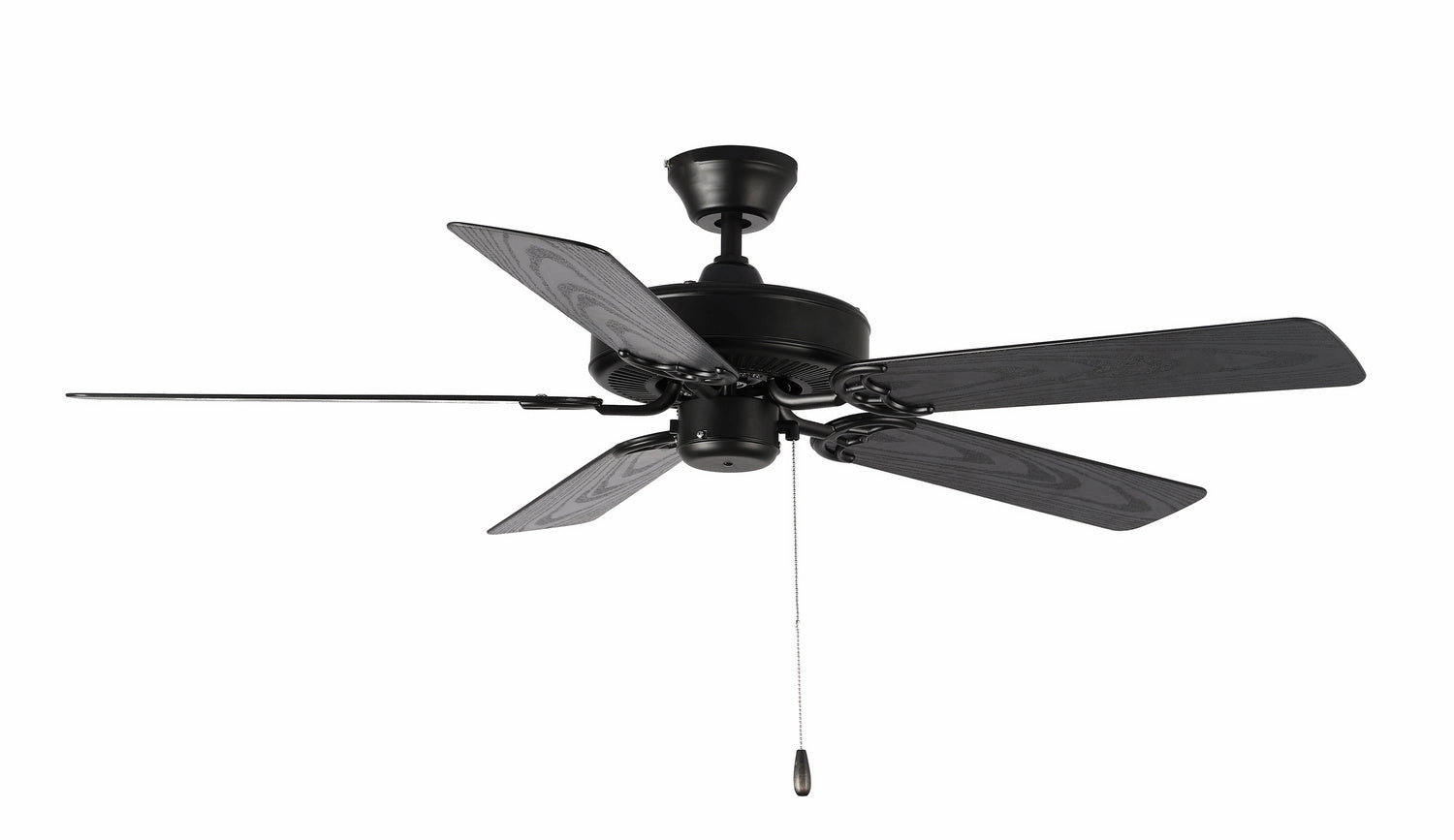 Basic-Max 52"Ceiling Fan Black quiet medium fans for living room use