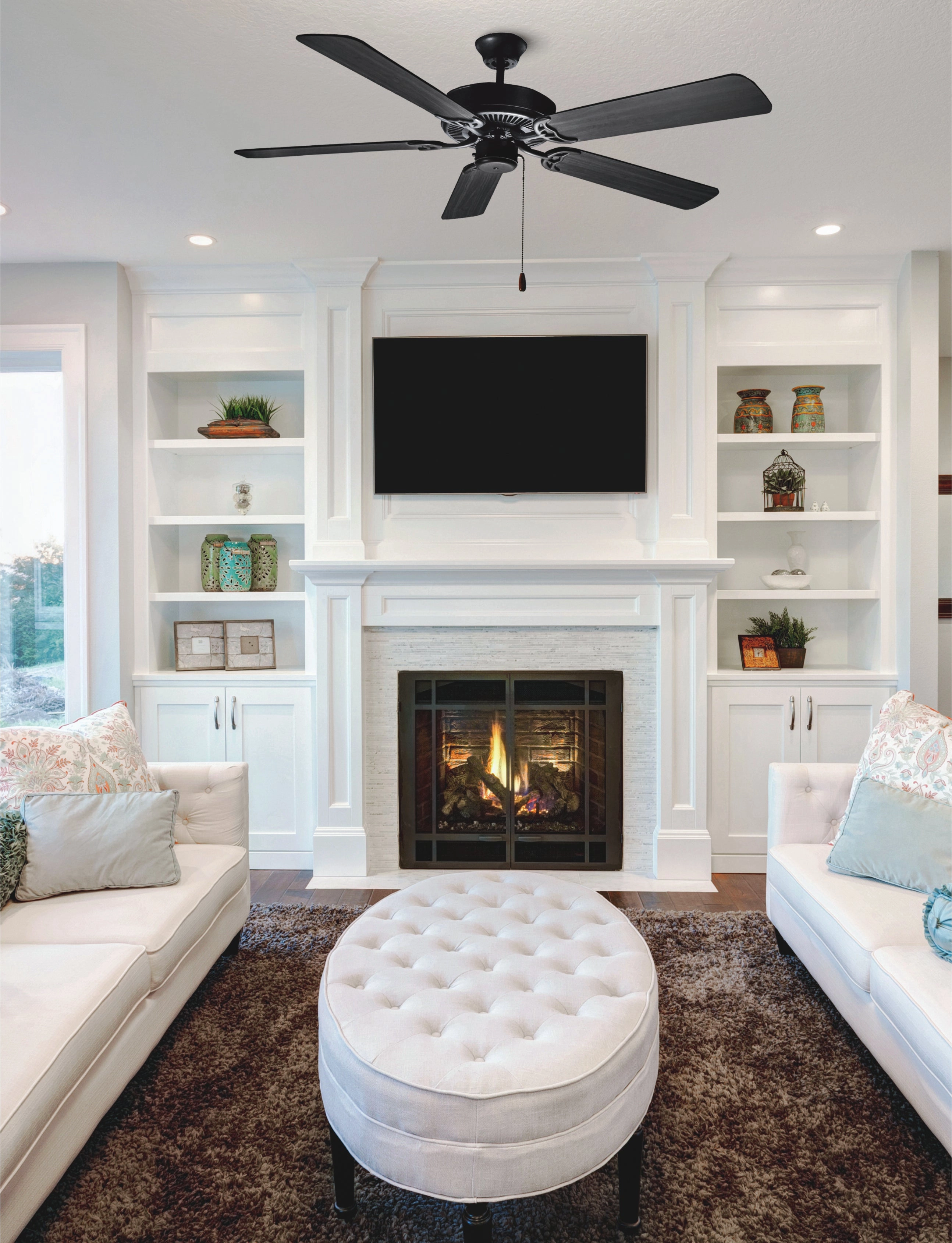 Basic-Max 52"Ceiling Fan Black