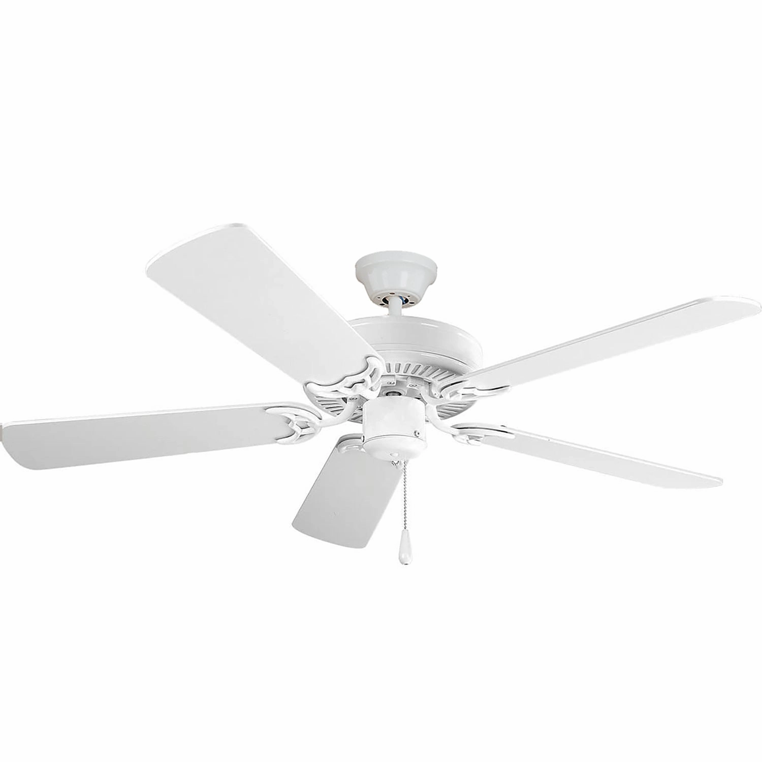 Basic-Max 52"Ceiling Fan Matte White modern medium fans for everyday cooling