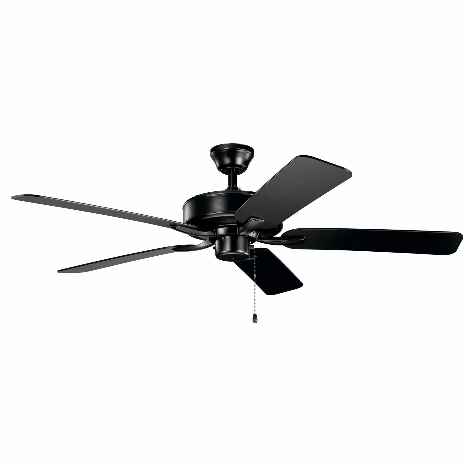 Basics Pro 52"Ceiling Fan Satin Black modern medium fans for everyday cooling