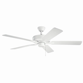 Basics Pro Patio 52"Ceiling Fan White home cooling fans in medium size