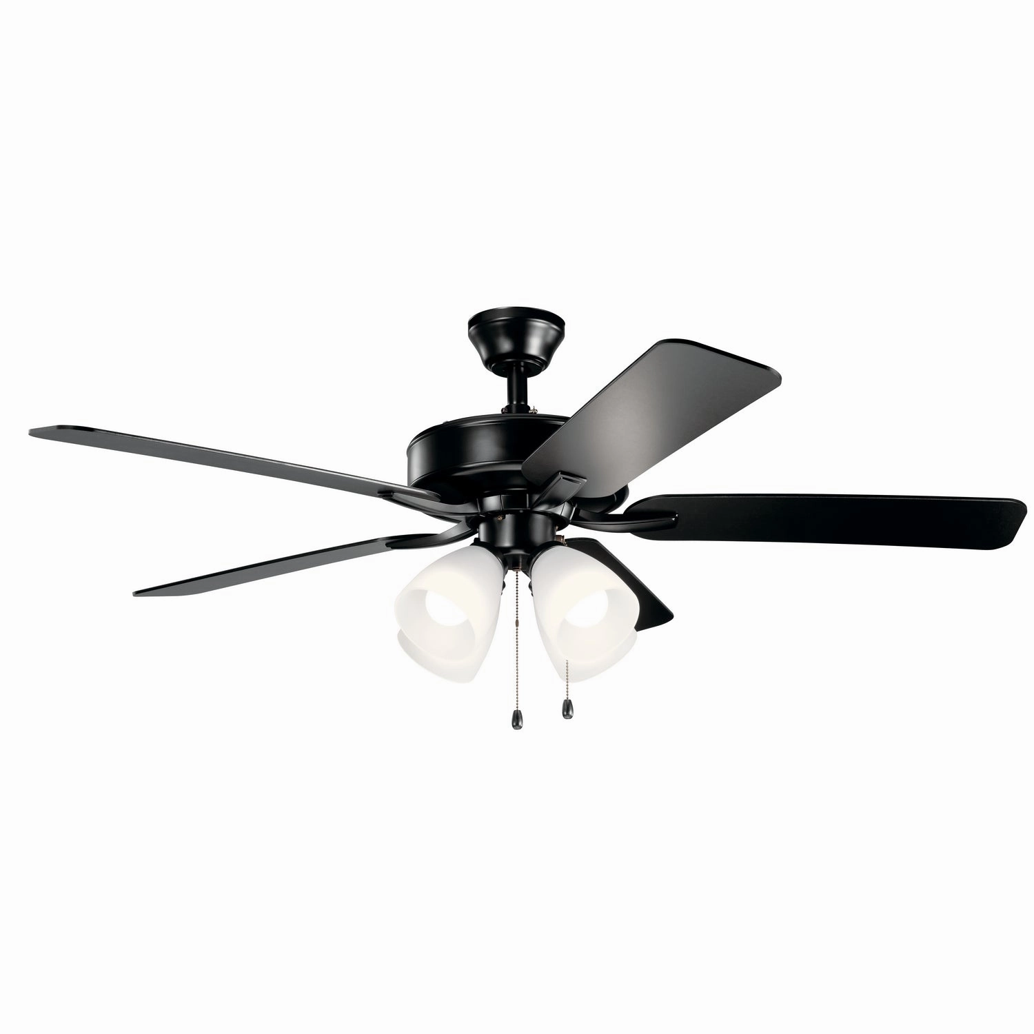 Basics Pro Premier 52"Ceiling Fan Satin Black medium electric fans for multi-room use