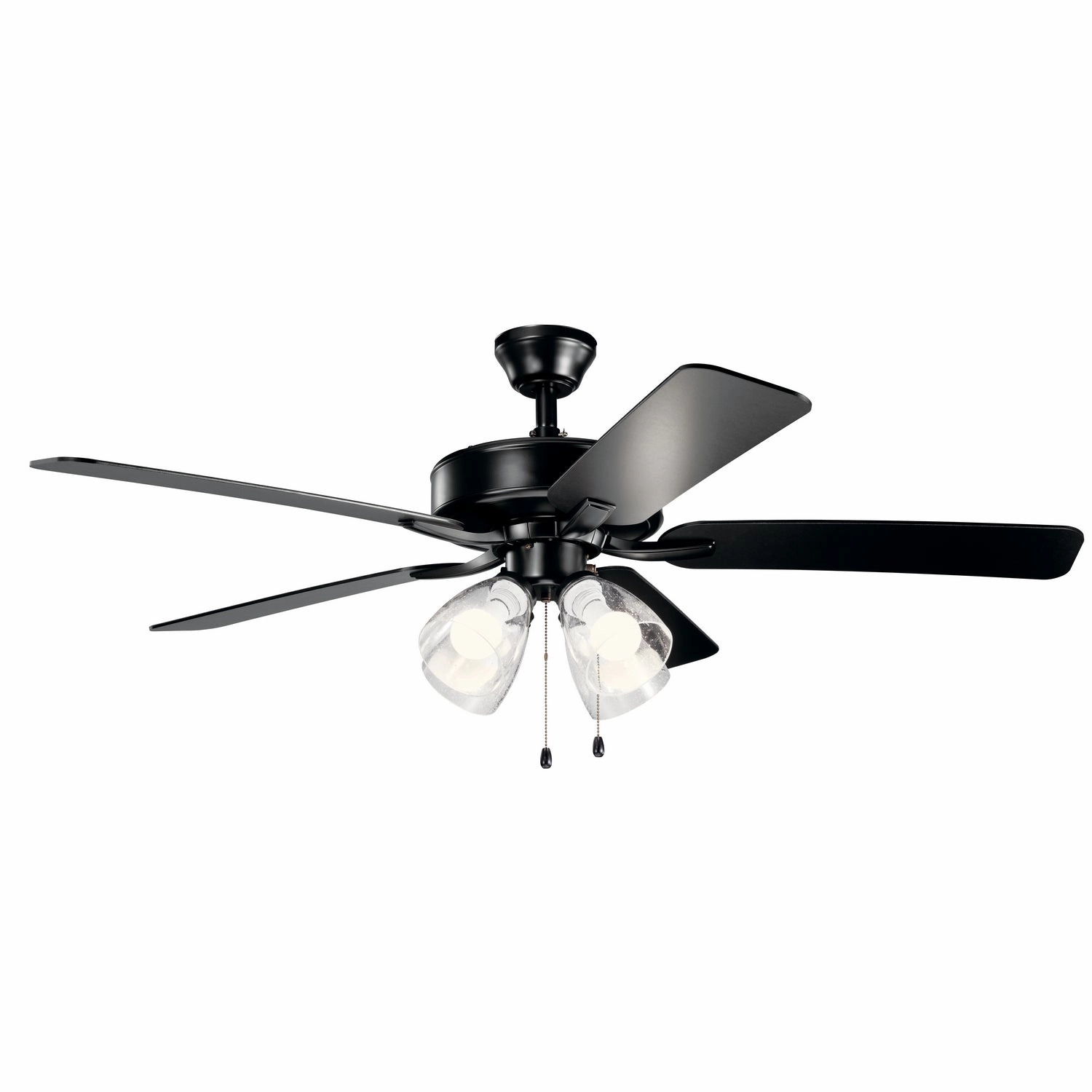 Basics Pro Premier 52"Ceiling Fan Satin Black stylish medium fans for contemporary homes