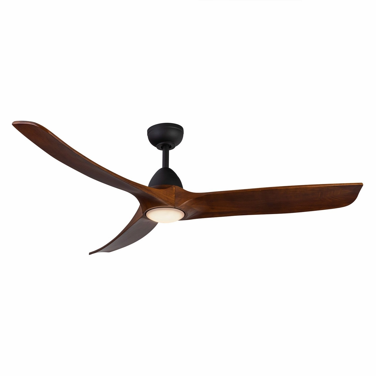 Baylor 60"Ceiling Fan Matte Black/Dark Walnut