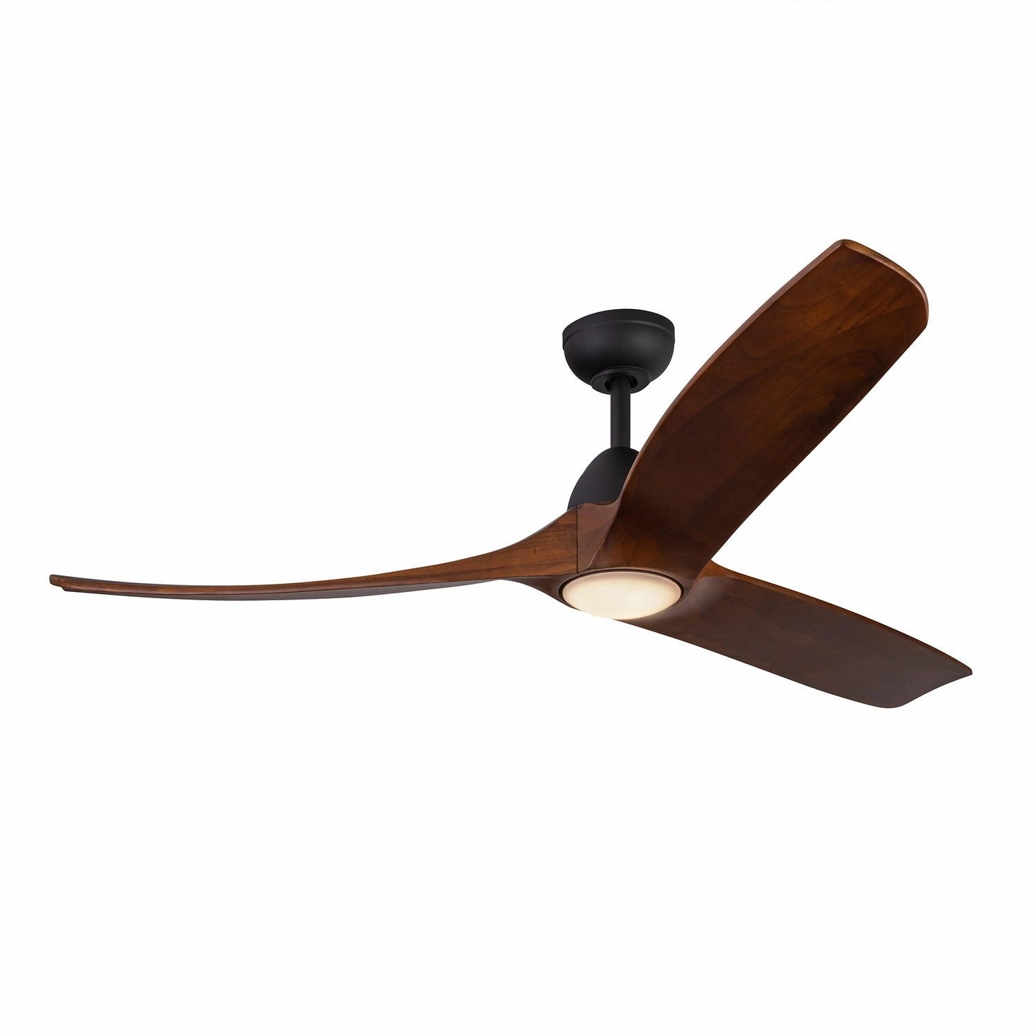 Baylor 60"Ceiling Fan Matte Black/Dark Walnut