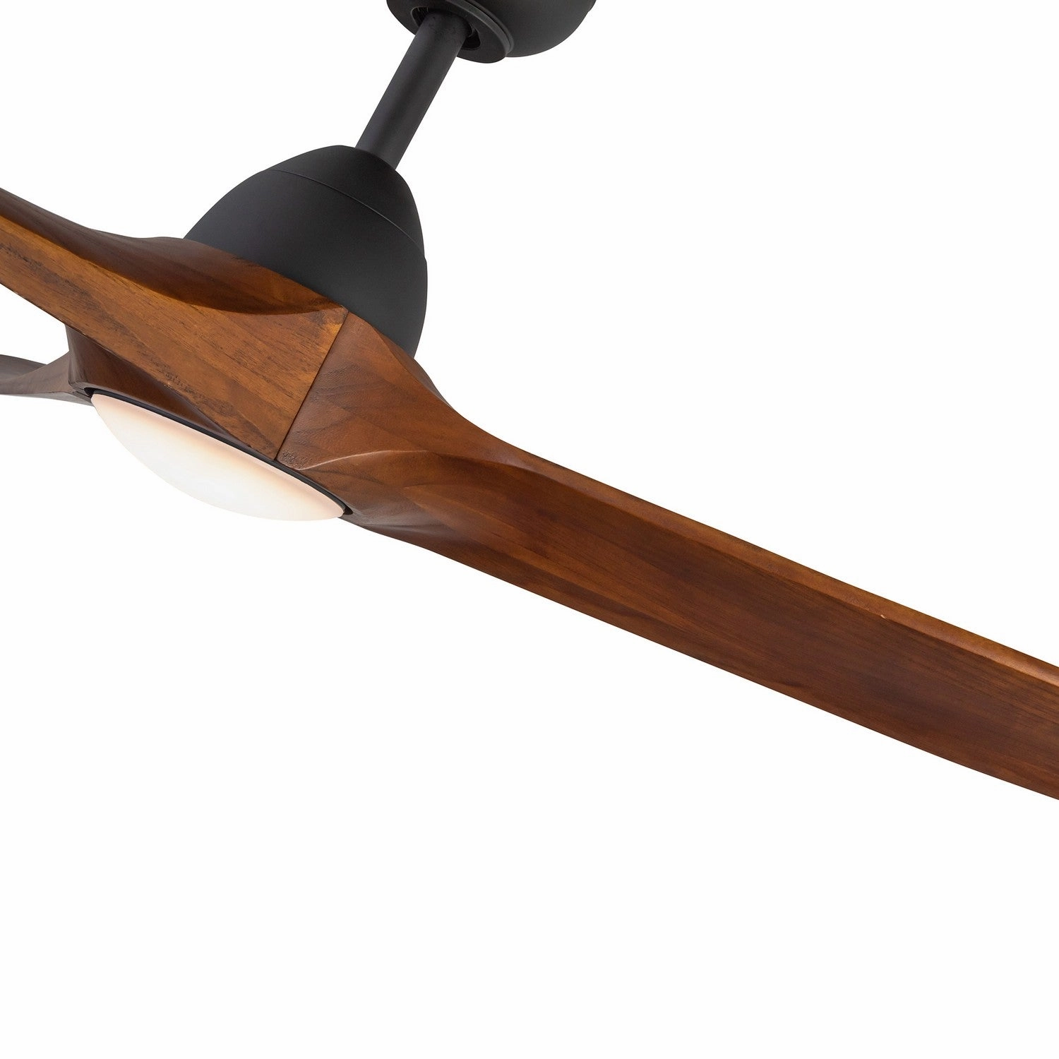 Baylor 60"Ceiling Fan Matte Black/Dark Walnut