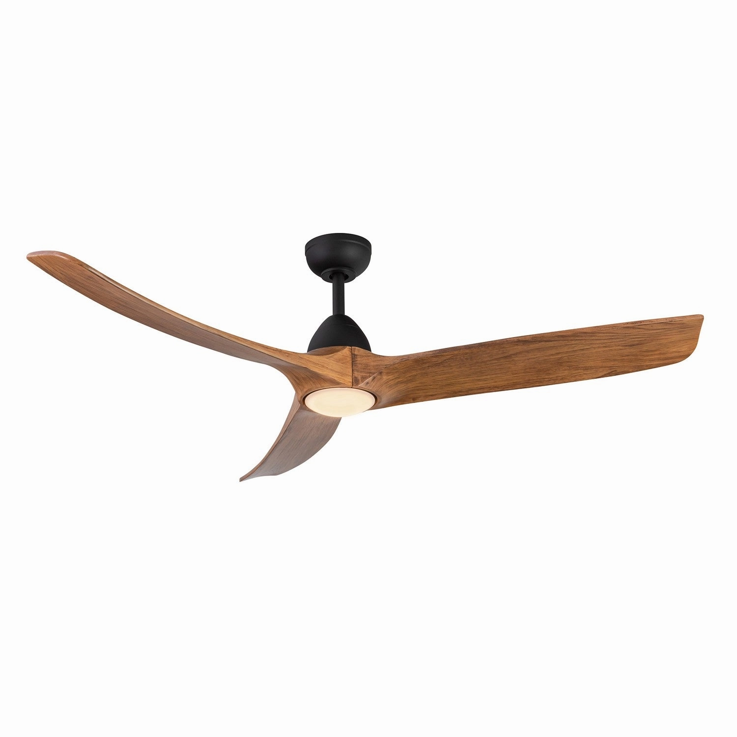 Baylor 60"Ceiling Fan Matte Black/Natural Wood