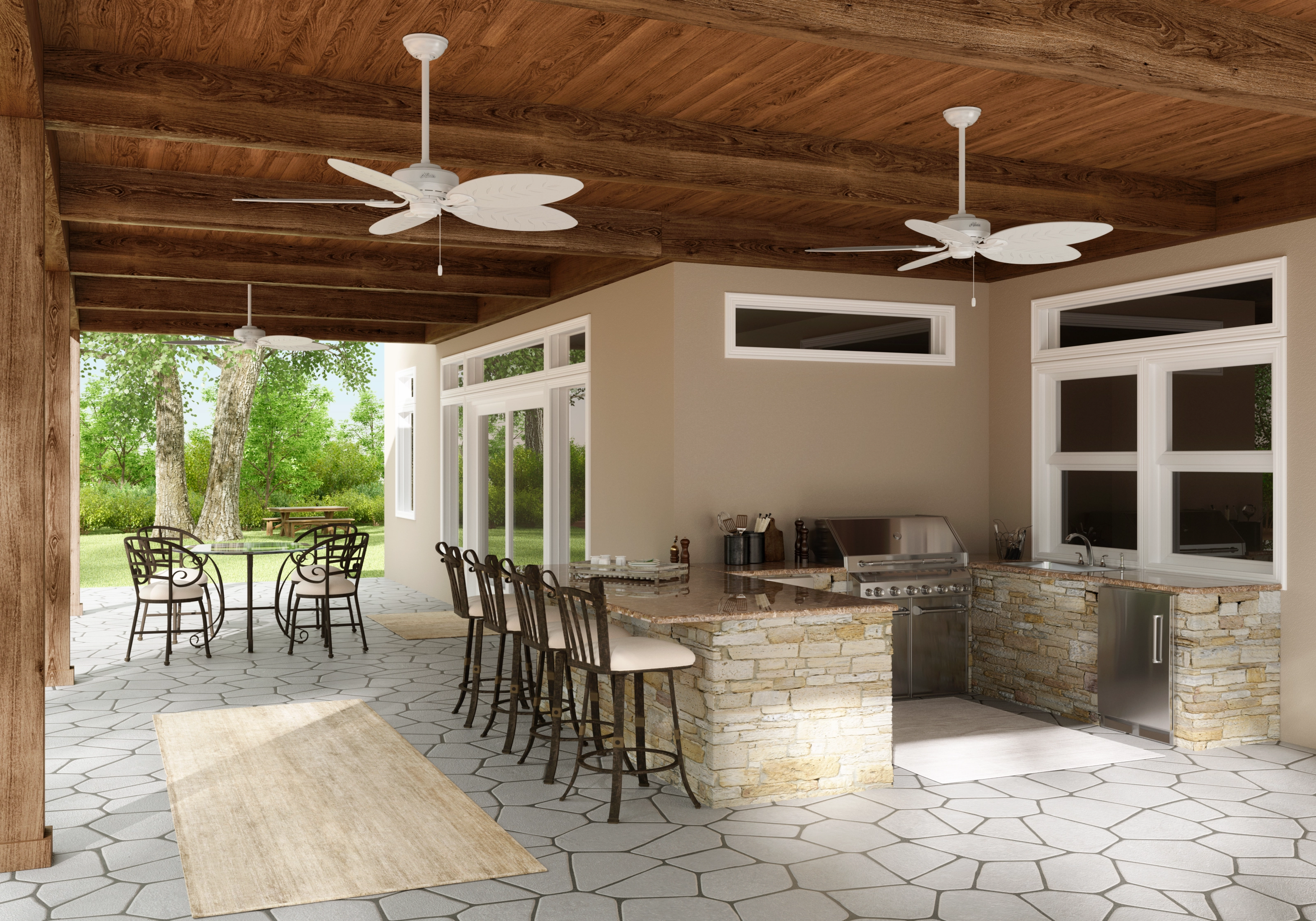Bayview 54"Ceiling Fan White