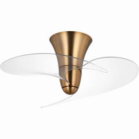 Beal 36"Ceiling Fan Vintage Brass best small fans for home and travel