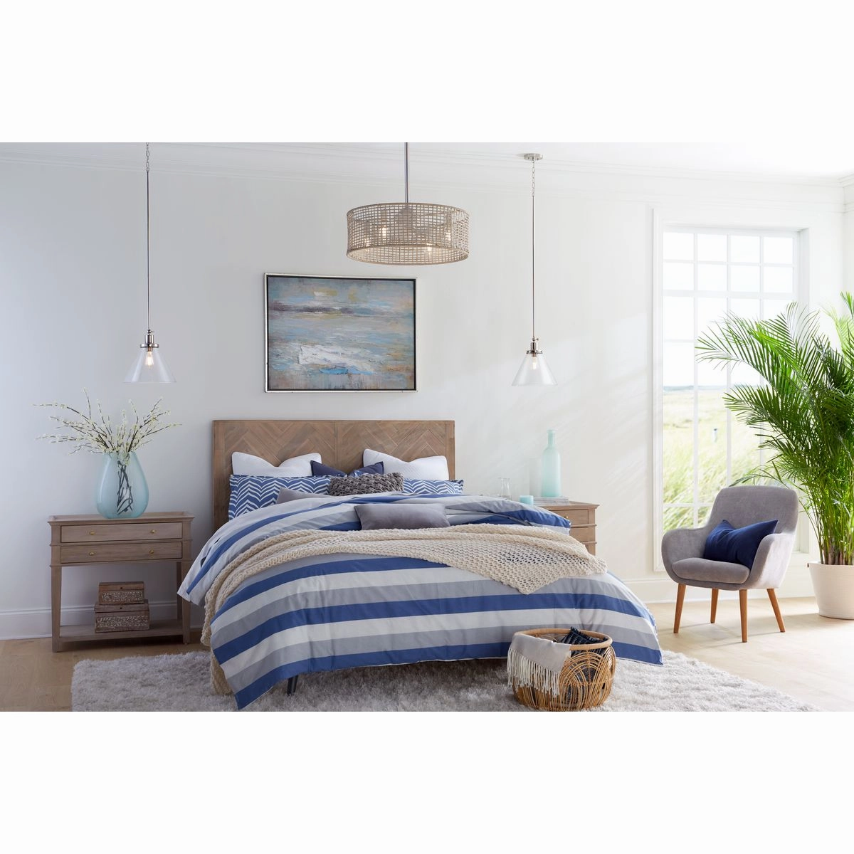 Belva 25"Ceiling Fan Cottage White