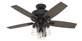 Bennett 44"Ceiling Fan Matte Black best small fans for home and travel