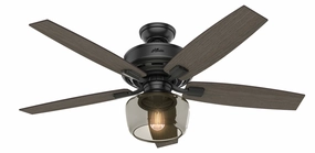 Bennett 52"Ceiling Fan Matte Black medium electric fans for multi-room use