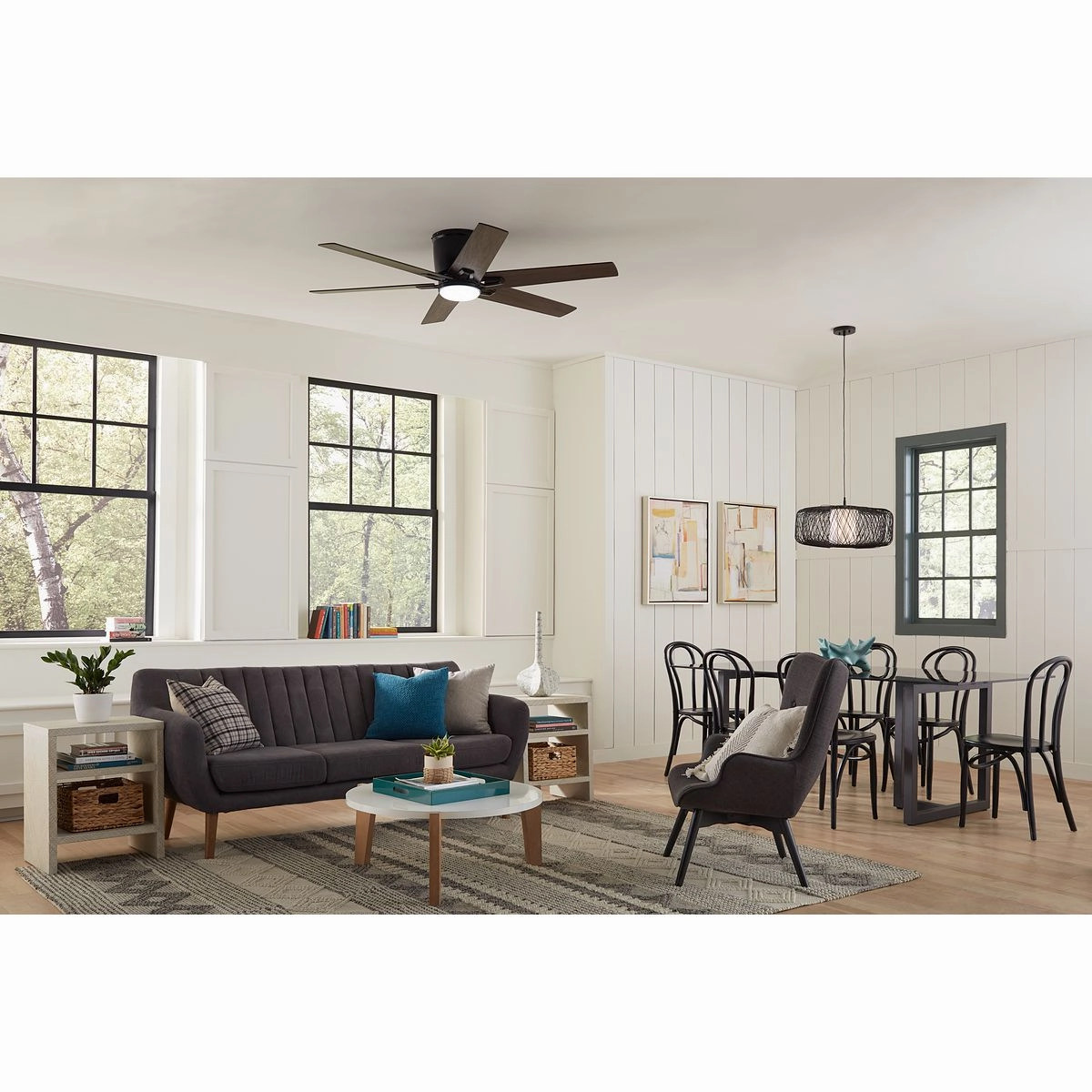 Bexar 54"Ceiling Fan Matte Black