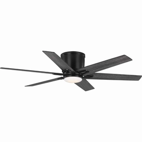 Bexar 54"Ceiling Fan Matte Black portable medium fans with handle design