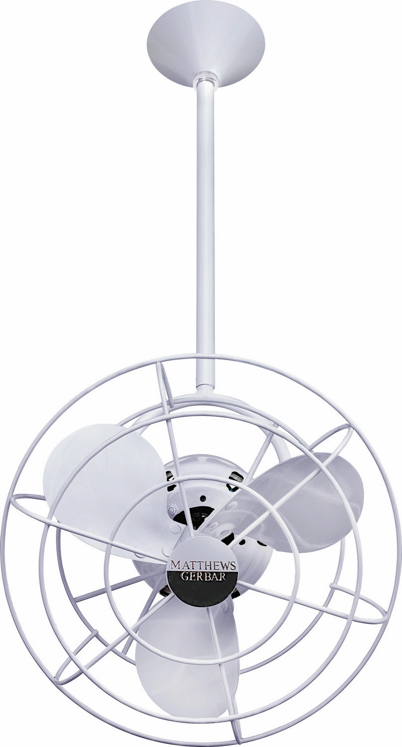 Bianca Direcional 16"Ceiling Fan Gloss White