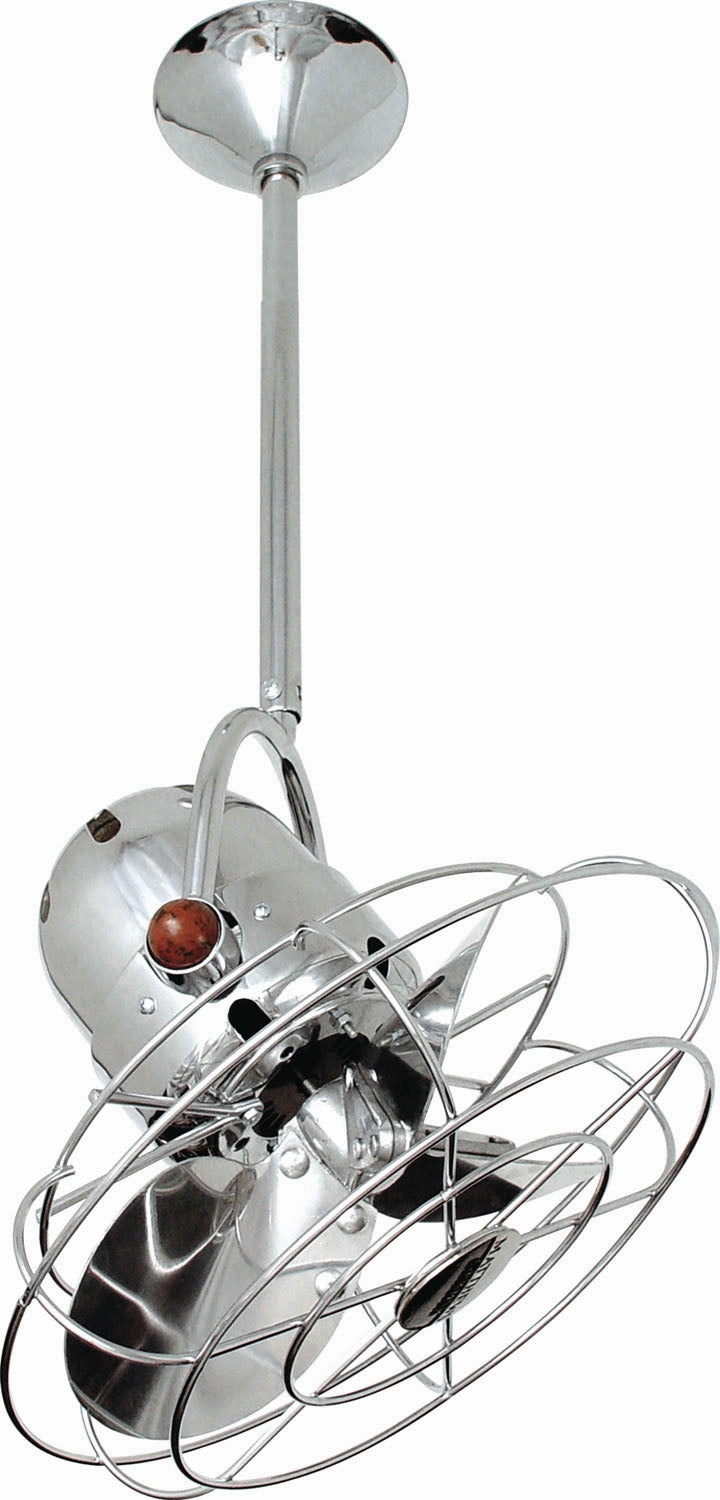 Bianca Direcional 16"Ceiling Fan Polished Chrome quiet small fans for desk or nightstand