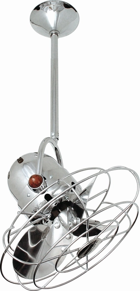 Bianca Direcional 16"Ceiling Fan Polished Chrome quiet small fans for desk or nightstand