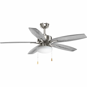 Billows 52"Ceiling Fan Brushed Nickel oscillating medium fans with strong airflow