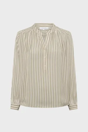 Blouse Unyka Dbc52b149 Khaki-Green Clothing_Gerard-Darel