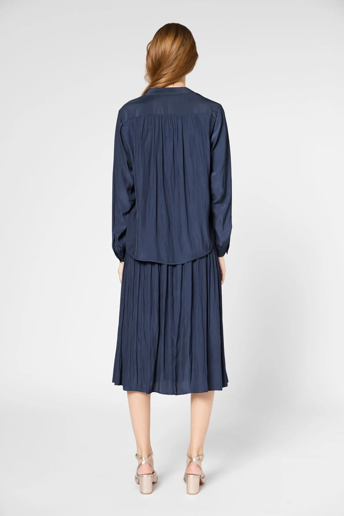 Blouse Urenka Dbc52b086 Navy Clothing_Gerard-Darel