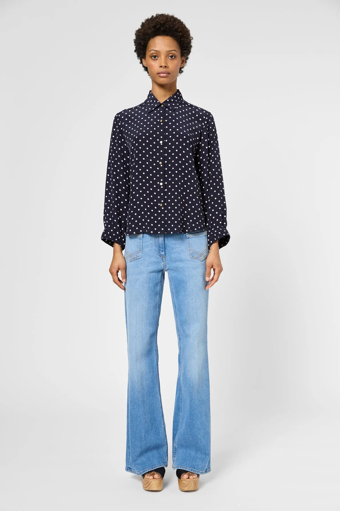 Blouse Usari Dbcd1b172 Navy Clothing_Gerard-Darel