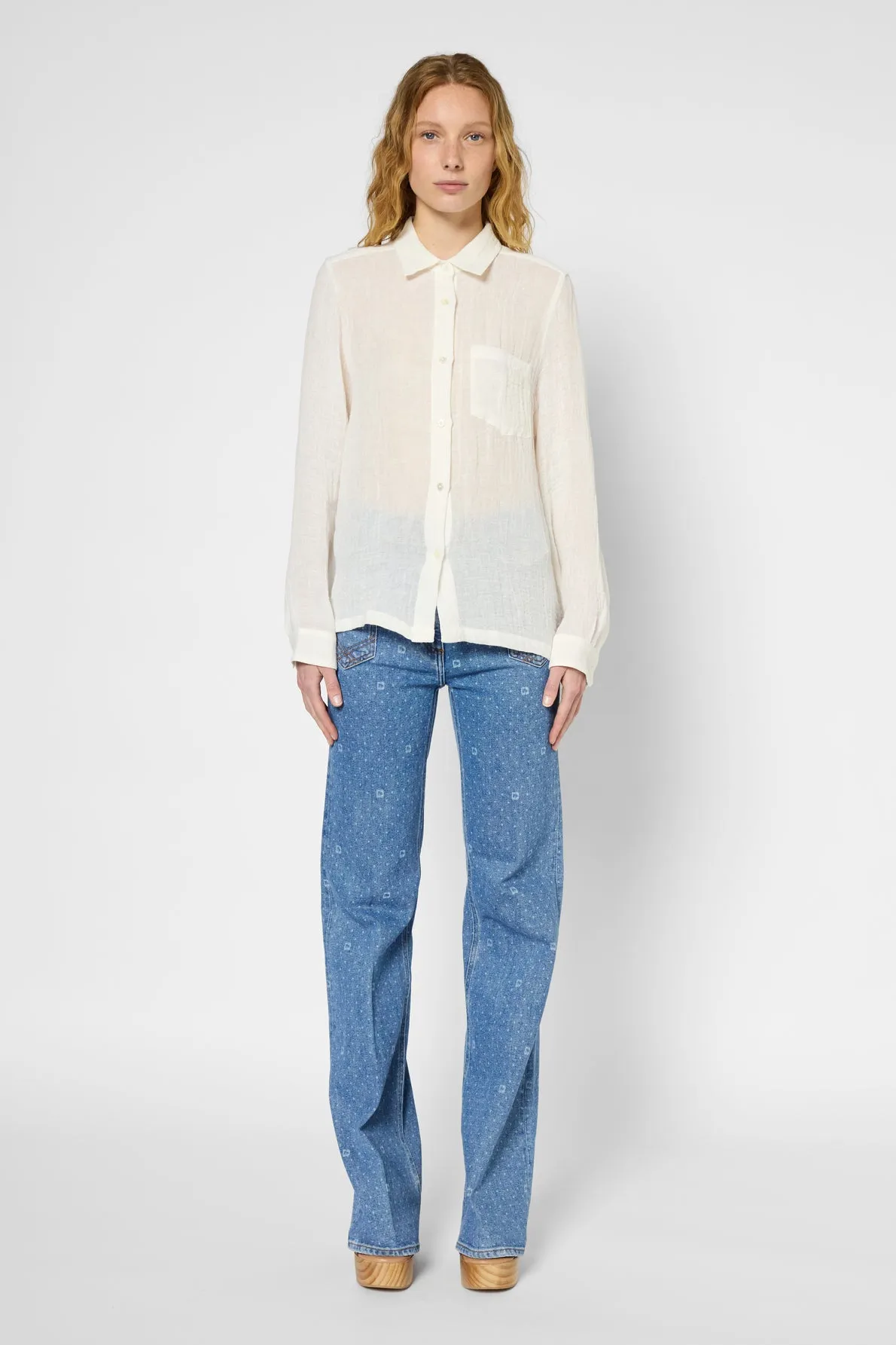 Blouse Uxana Dbca6b096 Ecru Clothing_Gerard-Darel