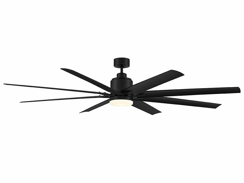 Bluffton 72" Outdoor Ceiling Fan Matte Black compact medium fans for desks and counters