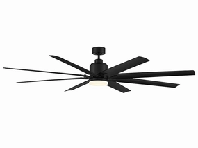 Bluffton 72" Outdoor Ceiling Fan Matte Black compact medium fans for desks and counters