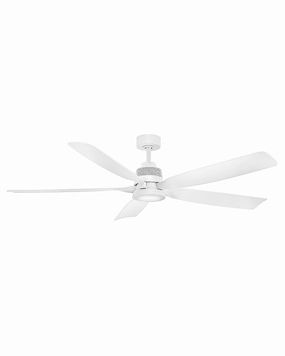 Bodin 64"Ceiling Fan Matte White quiet medium fans for living room use