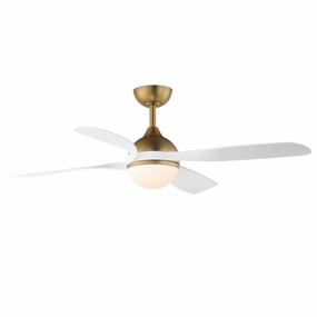 Bola 52"Ceiling Fan Natural Aged Brass oscillating medium fans with strong airflow
