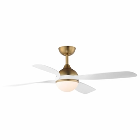 Bola 52" Indoor Fan with LED Light Kit quiet ceiling fans with remote control