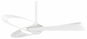 Bowie 52" Ceiling Fan Flat White affordable medium fans for summer