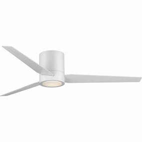 Braden 56``Ceiling Fan Satin White space-saving huggers with modern style