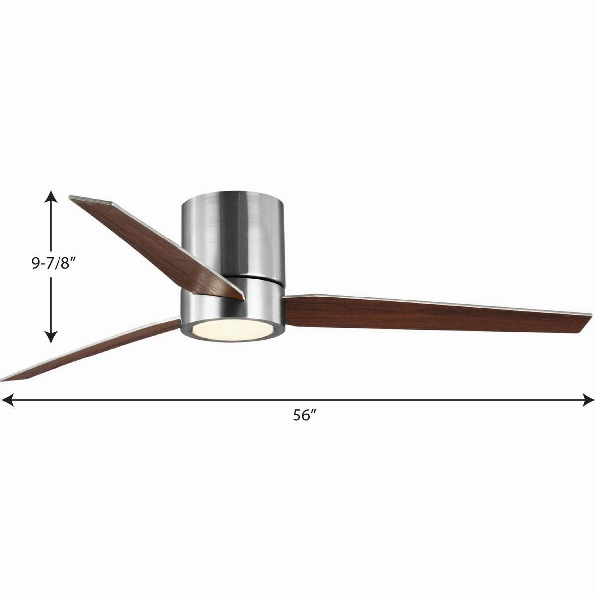 Braden 56"Ceiling Fan Brushed Nickel