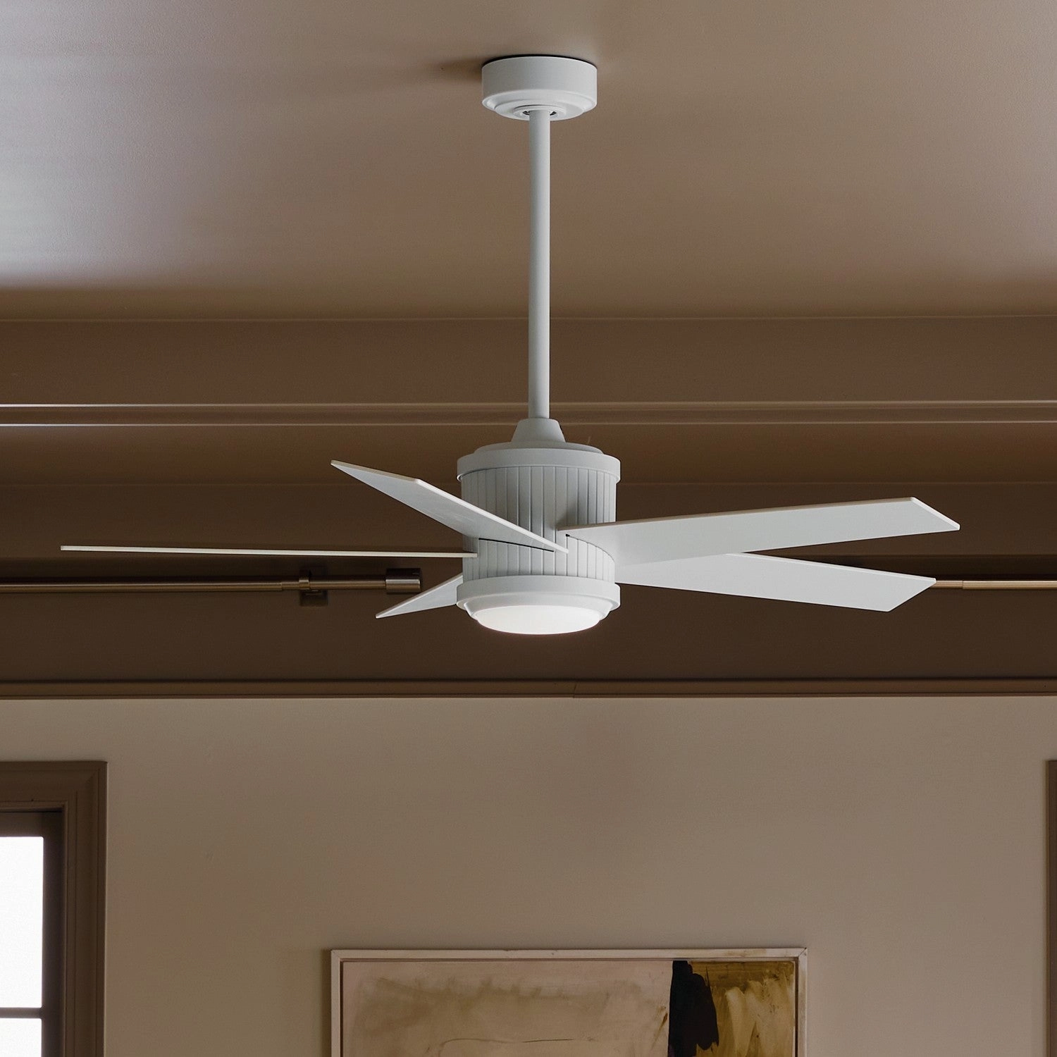Brahm 48"Ceiling Fan Matte White