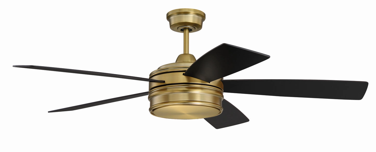 Braxton 52"Ceiling Fan Satin Brass