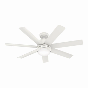 Brazos 52"Ceiling Fan Fresh White energy-efficient medium fans with remote