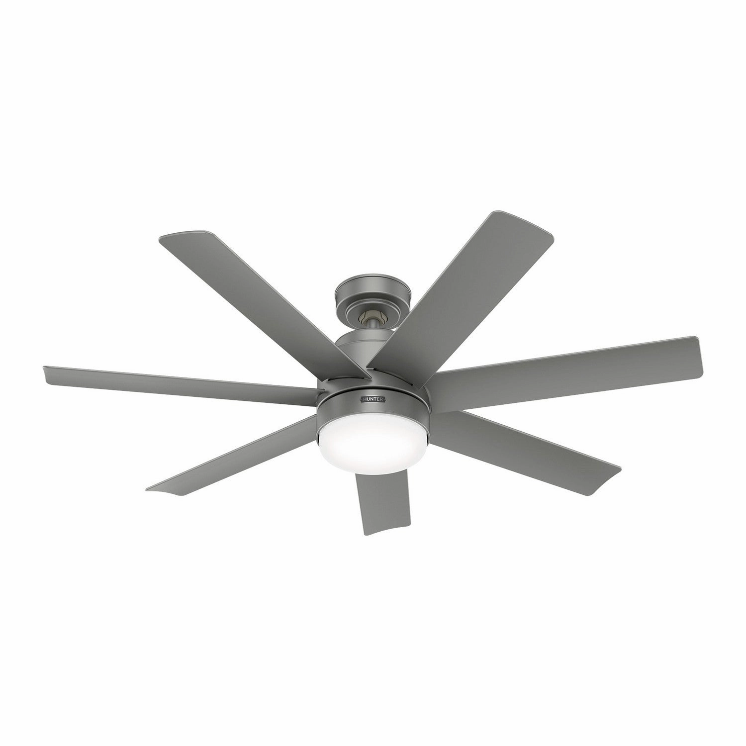 Brazos 52"Ceiling Fan Matte Silver modern medium fans for everyday cooling